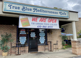 True Blue Mediterranean Cafe outside