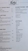 Kelly's Grill menu