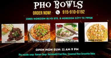 Pho Bowl food