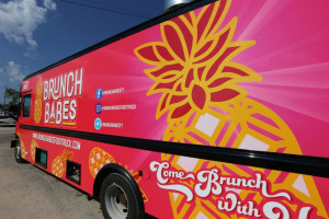 Brunch Babes Food Truck outside