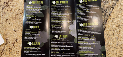 Gardenias menu