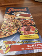 Giovannis Pizza Morehead, Ky inside
