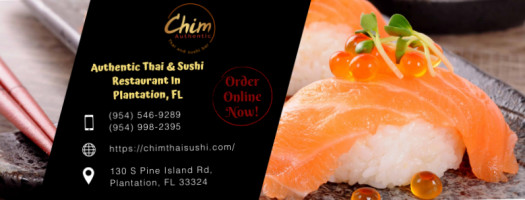 Chim Authentic Thai And Sushi food