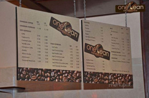 One Bean Espresso menu