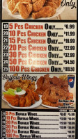 America Best Wings Fried Chicken menu