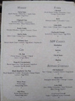 Stoll And Wolfe Distillery menu