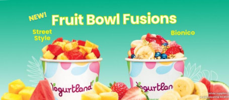 Yogurtland Burbank food