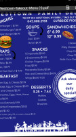 Westtown Family Deli menu