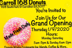 Carroll 168 Donuts food