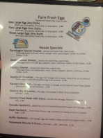 The Factory Diner menu