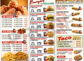Buffalo Halal Chicken menu