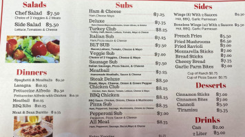 Rigio's 36th Street Pizza menu