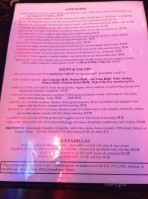 Dead End Saloon Fish Factory menu