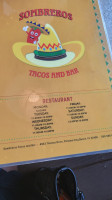 Sombreros Tacos food