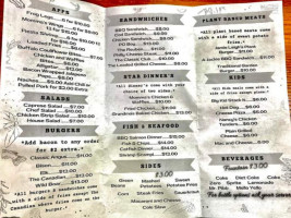 Rae's Diner menu