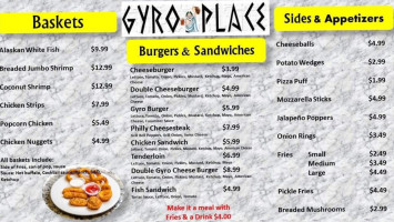 Gyro Place menu