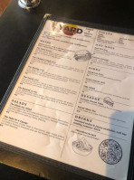 The Yard Newark menu