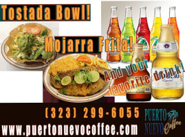 Puerto Nuevo Coffee food
