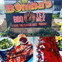 Bomba's Bbq food