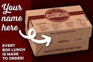 Apple Spice Box Lunch Delivery Catering Grand Rapids, Mi food