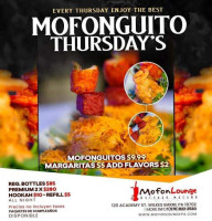 Mofon Lounge Mofongo Mocano food