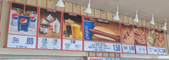 Costco Food Court food