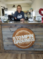 Wall Stompin' Grounds Coffee House inside