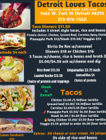 Detroit Loves Tacos,llc food