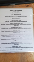 Hayesville Brewing Company menu