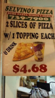 Selvino's Pizza food