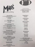 Max's Market Eatery Flemington menu