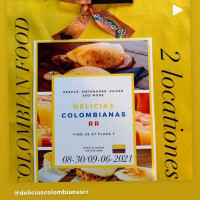 Delicias Columbianas food