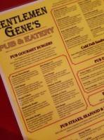 Gentlemen Gene's  A Pub food