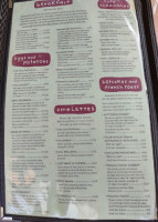 Old Town Cafe In Bell menu