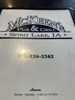 Mckeen's Pub Grill outside