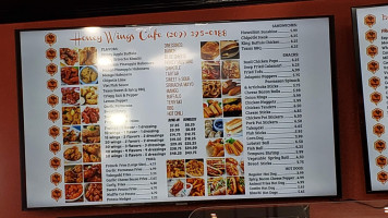 Honey Wings Cafe menu