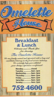 The Omelette House menu