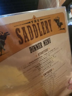 The Saddlery Cowboy And Steakhouse menu