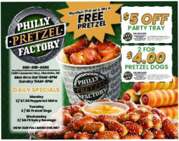 Philly Pretzel Factory food