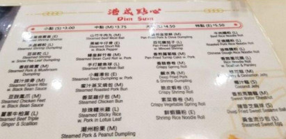 Golden Seafood menu