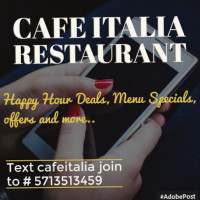 Cafe Italia In Arl food