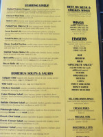 Sidelines Sports Bar And Grill Restaurant menu