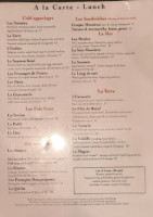Lavoile menu