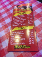 Soul Wingz Diner menu