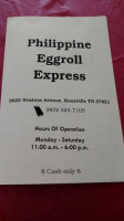 Philippine Egg Roll Express food