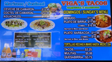 Viga's Tacos food