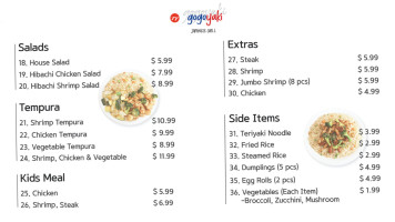 Go Yaki To Go menu