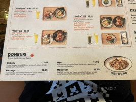 Kanji Ramen Noodle menu