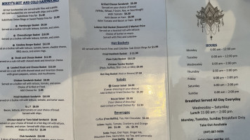 Cece’s Diner And menu