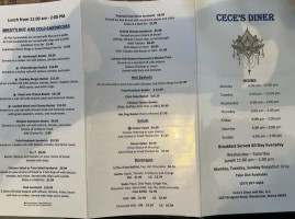 Cece’s Diner And menu